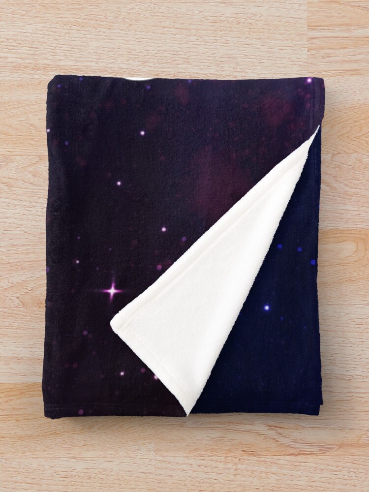 Alternate view of To the stars who listen and the dreams that are answered Throw Blanket