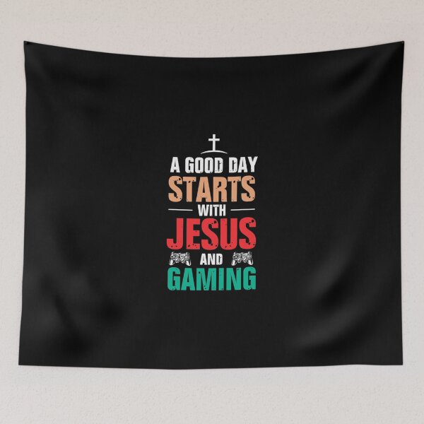 Item preview, Funny A Good Day Starts With Jesus Classic T-Shirt designed and sold by verarheaf9.