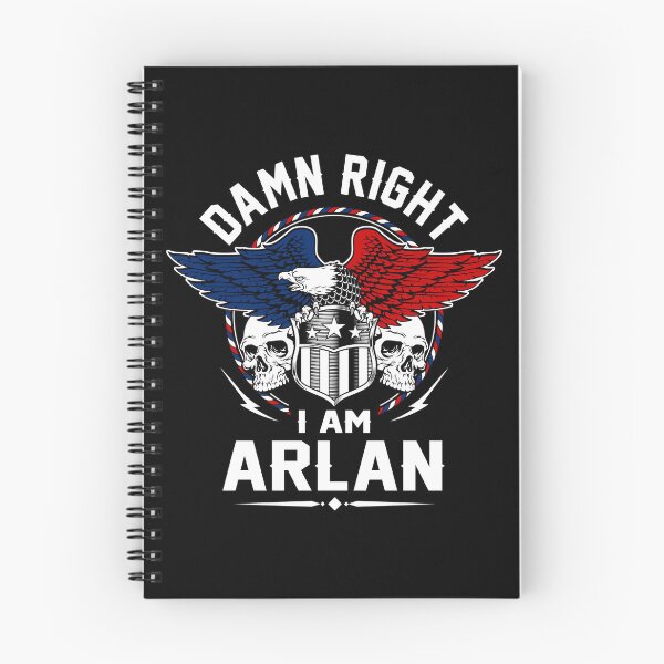 Item preview, Arlan Name T Shirt - Damn Right I Am Arlan Gift Item Tee designed and sold by masondilla.