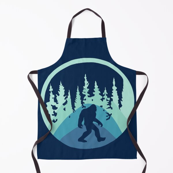 Item preview, Teal Bigfoot in the Forest designed and sold by Unhinged Heather.