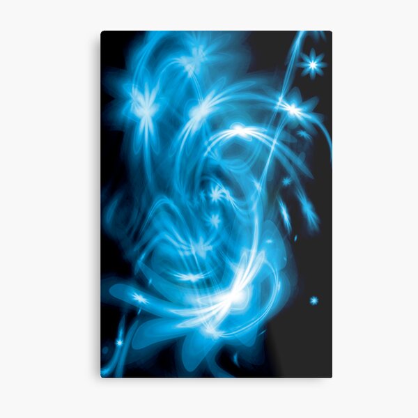 Blue Stars Metal Print