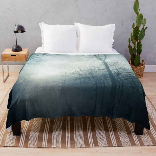 Item preview, Dark Paths - Misty Forest on a November day designed and sold by Dyrk Wyst Redbubble Shop.