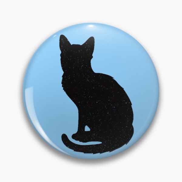 Item preview, Lightly Speckled Black Cat Silhouette designed and sold by Amanda1775.