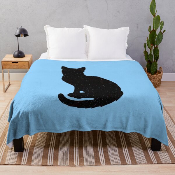 Item preview, Lightly Speckled Black Cat Silhouette designed and sold by Amanda1775.