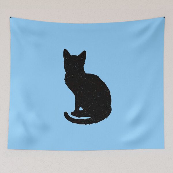 Item preview, Lightly Speckled Black Cat Silhouette designed and sold by Amanda1775.