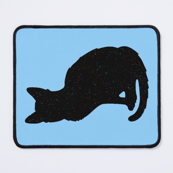 Item preview, Lightly Speckled Black Cat Silhouette designed and sold by Amanda1775.