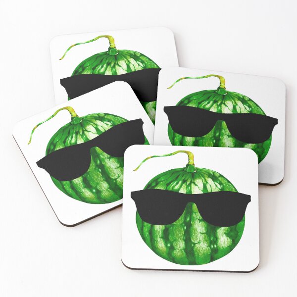 Item preview, Cool Watermelon with Sunglasses designed and sold by laugh-out-loud.