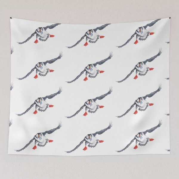 Item preview, flying puffin designed and sold by Squirrel on the Wall.