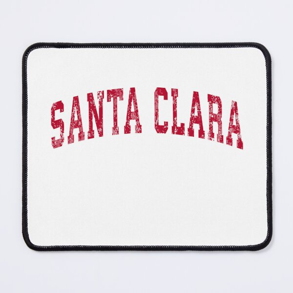 Artikelvorschau, Santa Clara California CA Vintage Sports Design Red Design entworfen und verkauft von Manveersh.