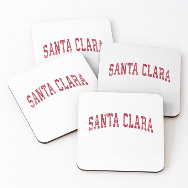 Item preview, Santa Clara California CA Vintage Sports Design Red Design designed and sold by Manveersh.