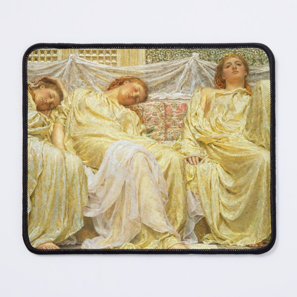 Item preview, Albert Joseph Moore The Dreamers 1882 Academicism Style Victorian Oil High resolution designed and sold by TeeARTHY.