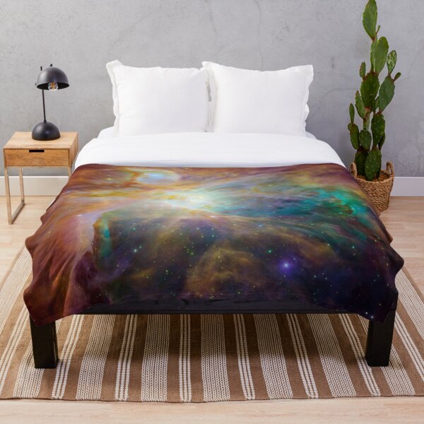 Galaxy Rainbow v2.0 Throw Blanket