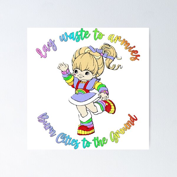Rainbow brite  Poster for Sale by TimothyNock