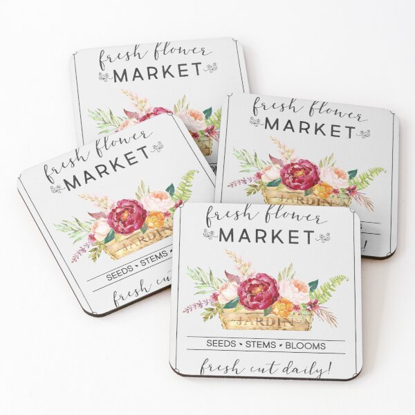 Item preview, Fresh Flower Market  designed and sold by kimmbone.