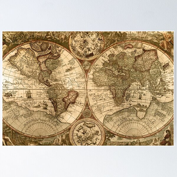 Item preview, Ancient Map designed and sold by rapplatt.