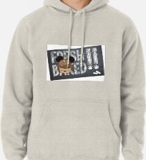 Frisches gebackenes Muffin auf Kreide Hoodie