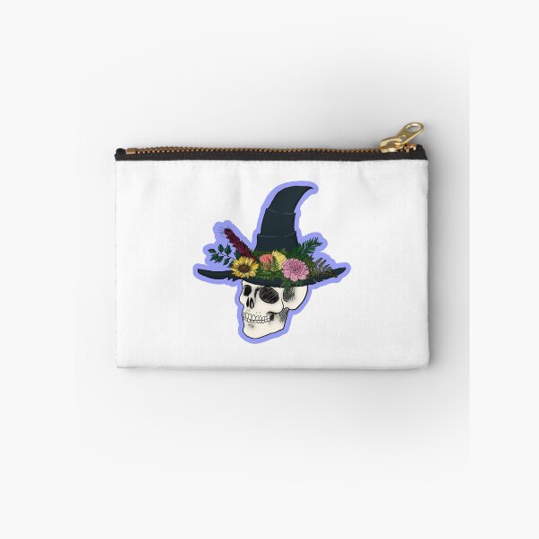 Item preview, Garden witch skull designed and sold by missho11iday.