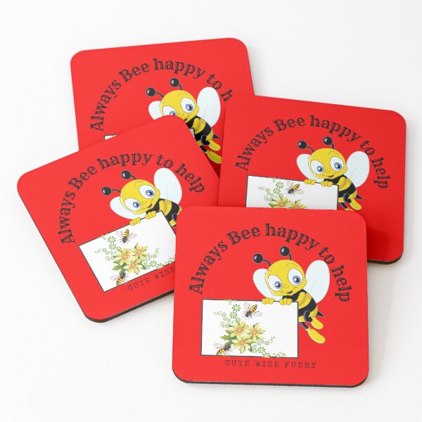 Item preview, 5. Always Bee happy to help - Collection Cute Wise Funny designed and sold by Narcisa22.