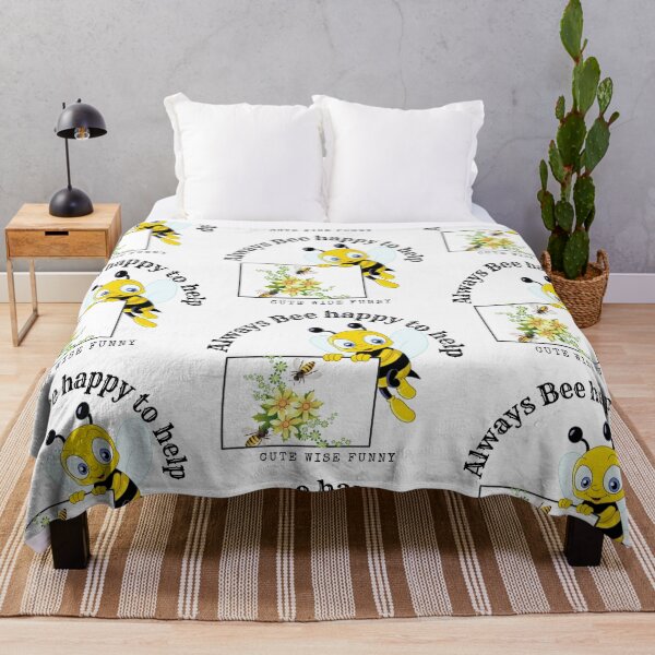 Item preview, 5. Always Bee happy to help - Collection Cute Wise Funny designed and sold by Narcisa22.