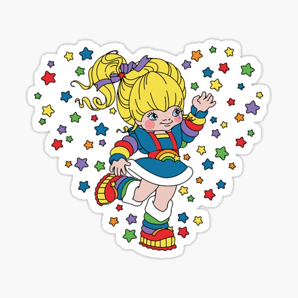 Vintage Rainbow Brite  Sticker for Sale by TimothyNock