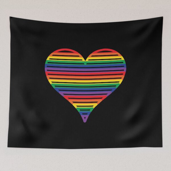Item preview, Rainbow Pride Heart designed and sold by Whimsical  Thinker.