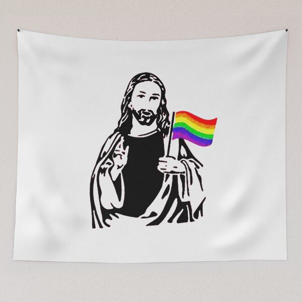 Item preview, Pride Jesus designed and sold by ompunkdesign.