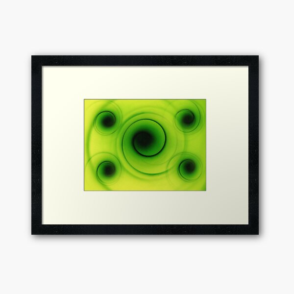 Abstract Shapes Framed Art Print