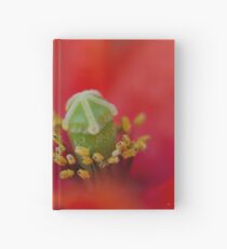 Red Poppy Hardcover Journal