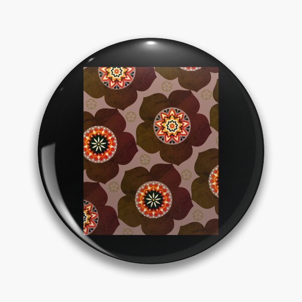 Item preview, Mandala Flower Pattern With Samurai Floral Crest No 7 Sacred Geometry Graphic T-Shirt designed and sold by donnielnah.