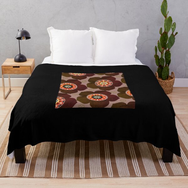 Item preview, Mandala Flower Pattern With Samurai Floral Crest No 7 Sacred Geometry Graphic T-Shirt designed and sold by donnielnah.