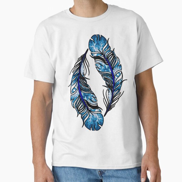Vista previa del artículo con la obra «Auténtico arte aborigen - Pluma de pozos de agua», diseñado y vendido por HogarthArts.