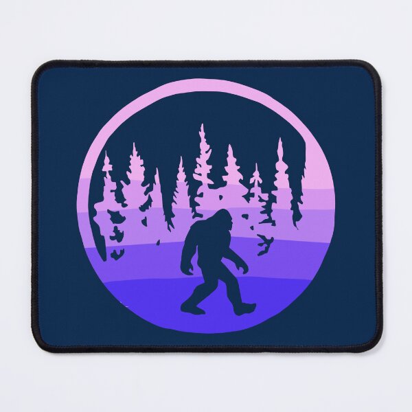 Item preview, Purple Bigfoot in the Forest designed and sold by Unhinged Heather.