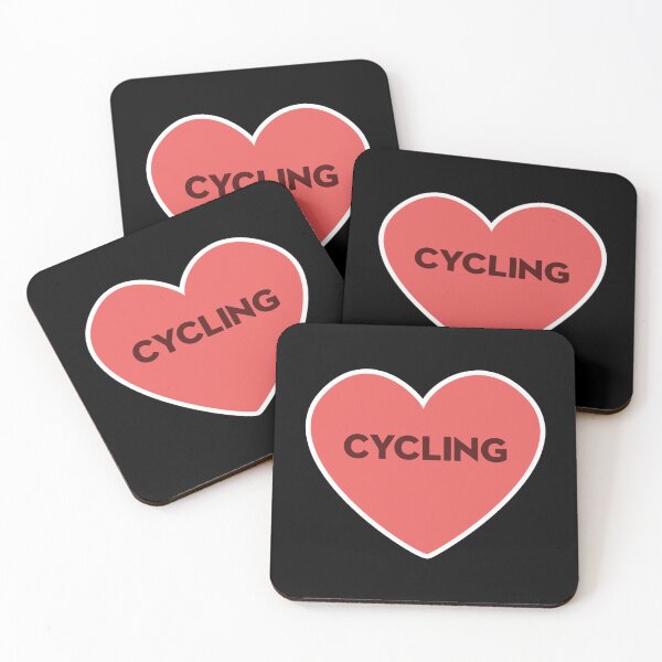 Artikelvorschau, I Love Cycling Sticker entworfen und verkauft von ximenagene.