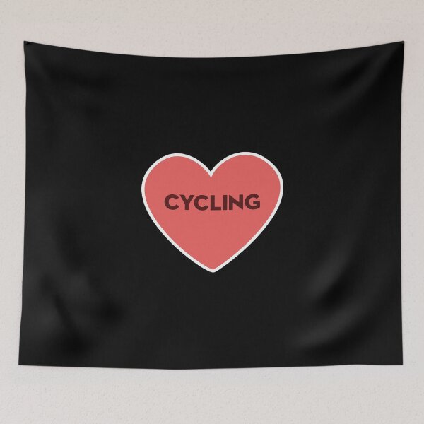 Artikelvorschau, I Love Cycling Sticker entworfen und verkauft von ximenagene.