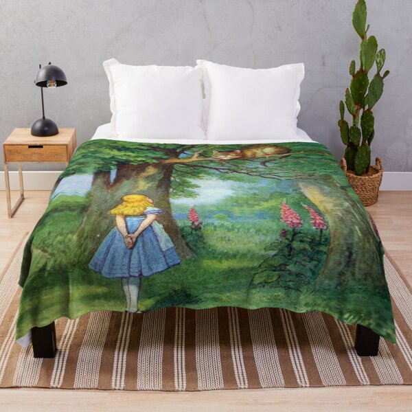 Cheshire Cat Throw Blanket