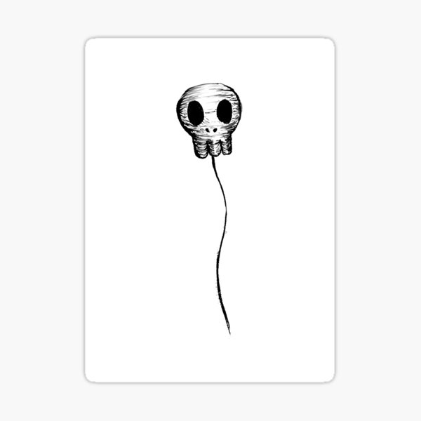 Artikel-Vorschau von Skull Balloon , designt und verkauft von xbrittlebonesx.