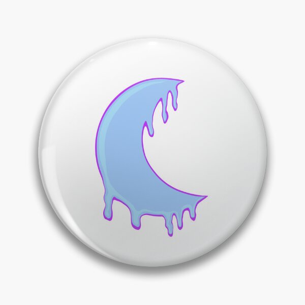 Artikelvorschau, Blue Dripping Moon Y2K entworfen und verkauft von Wicked Creationz.