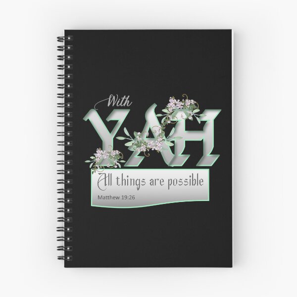 Item preview, With Yah All Things are Possible - Christian Verse Female designed and sold by Chez-Creations.