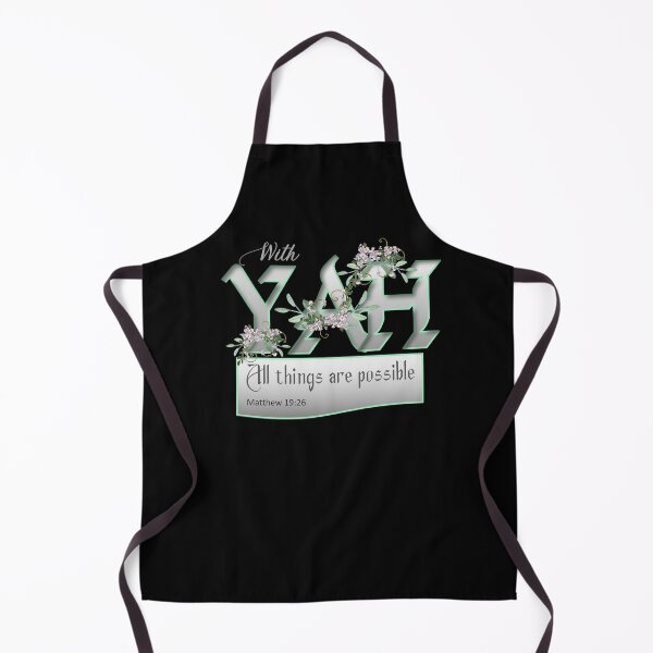 Item preview, With Yah All Things are Possible - Christian Verse Female designed and sold by Chez-Creations.