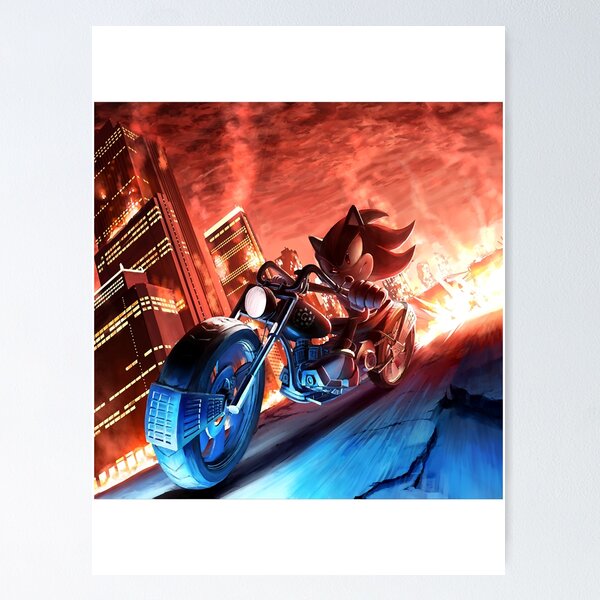 Shadow The Hedgehog Art Board Print for Sale by AndreanaWen