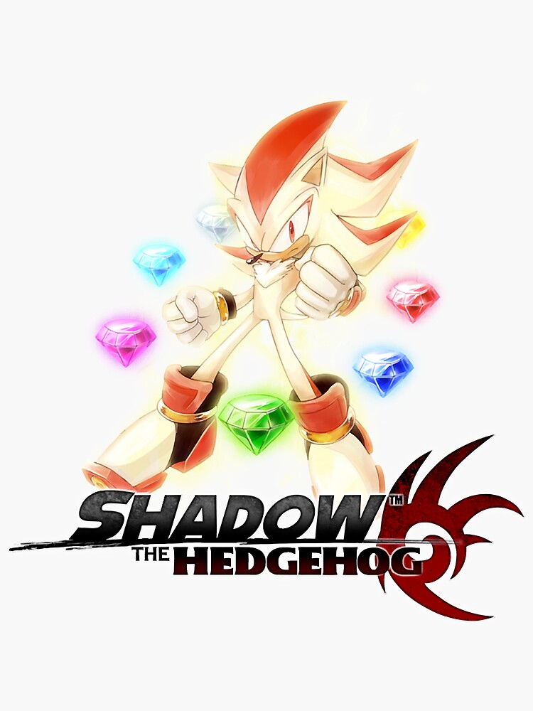 Shadow the hedgehog Fire Sticker for Sale by AndreanaWen