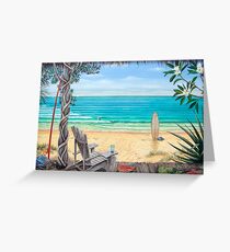 Deck Chair Greeting Card