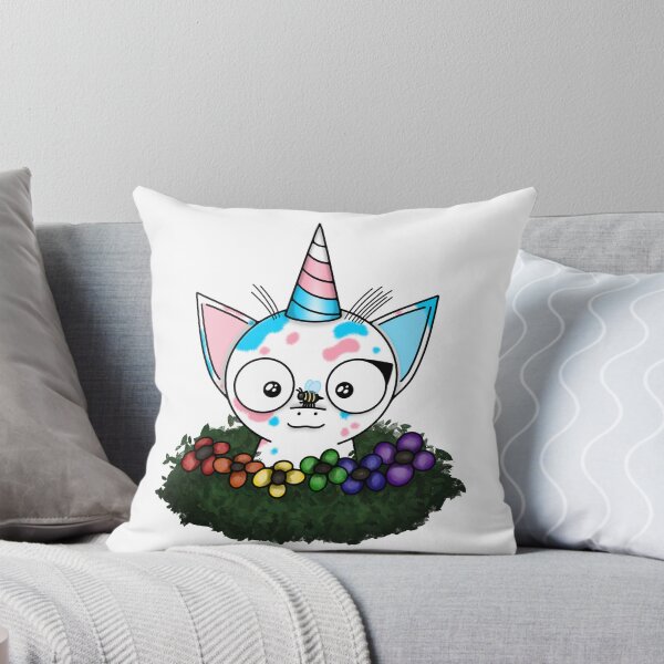 Item preview, Trans Pride Unicorn with bee! designed and sold by Bill Bill The Unicorn.