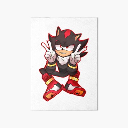 Shadow The Hedgehog Art Board Print for Sale by AndreanaWen