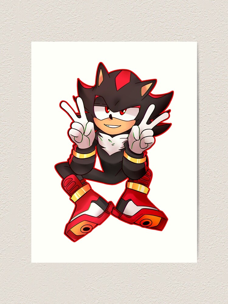 Shadow The Hedgehog Art Print for Sale by AndreanaWen