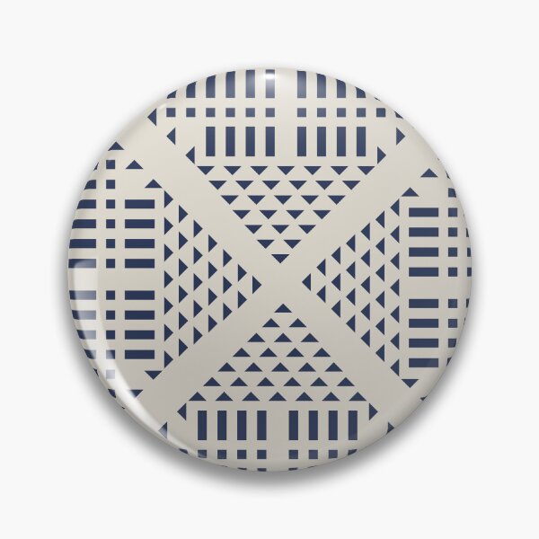 Item preview, Geometric Pattern - True Blue designed and sold by boltjesdesign.