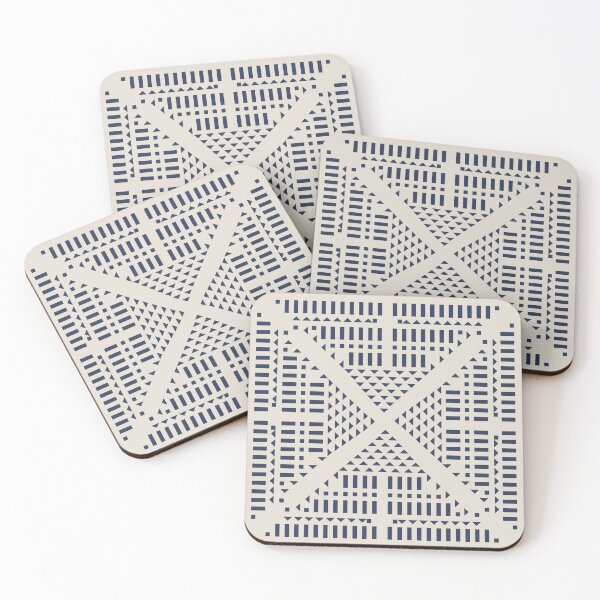 Item preview, Geometric Pattern - True Blue designed and sold by boltjesdesign.