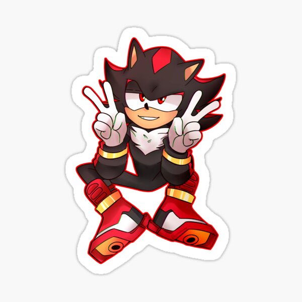 Hyper Shadow Sticker By Piggyfam1333 - Shadow The Hedgehog Sonic X Emoji, Hyper Emoji - Free Emoji PNG Images 