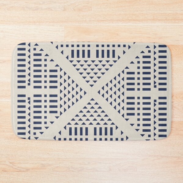 Item preview, Geometric Pattern - True Blue designed and sold by boltjesdesign.