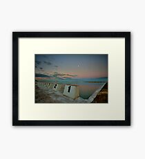 Merewether Baths at Dusk 8 Framed Print